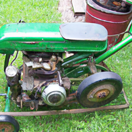 Homemade JOHN DEERE 200cc Race MOWER Part 1