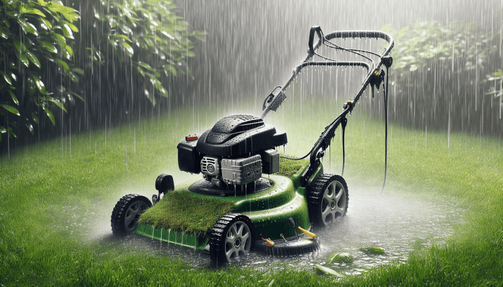 Is It Safe To Leave An Electric Lawn Mower In The Rain? - Lawn Mower Master